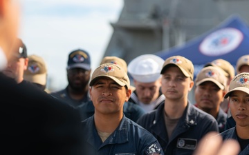 CSG2 Visits USS Cooperstown (LCS 23)