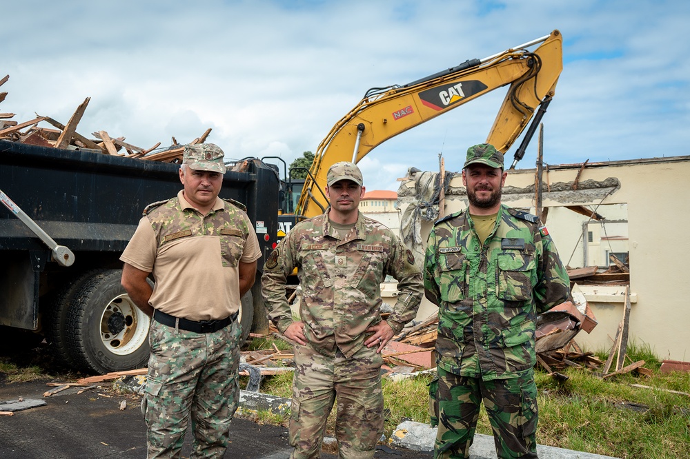 U.S., Portuguese, and Romanian Engineers Conduct Joint Demolition Exercise at Lajes Field