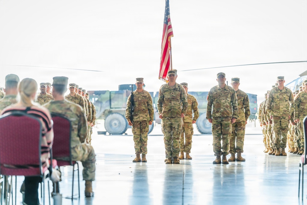 1-3 Attack Battalion Re-Flags to 2-159 Attack Battalion in a Ceremony at Katterbach Army Airfield 1-3 Attack Battalion Re-Flags to 2-159 Attack Battalion in a Ceremony at Katterbach Army Airfield