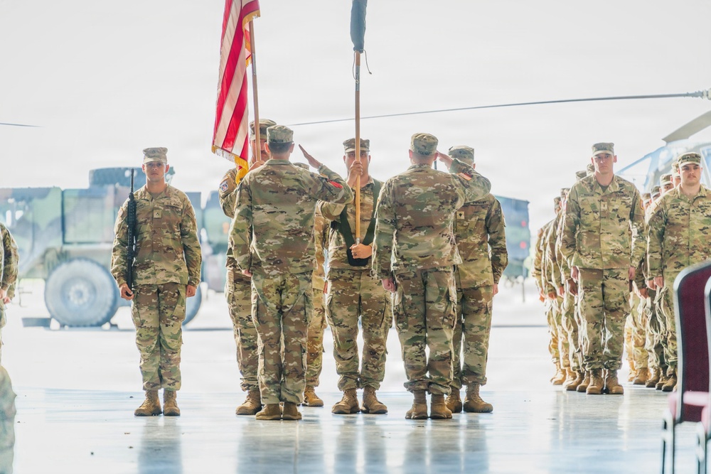 1-3 Attack Battalion Re-Flags to 2-159 Attack Battalion in a Ceremony at Katterbach Army Airfield 1-3 Attack Battalion Re-Flags to 2-159 Attack Battalion in a Ceremony at Katterbach Army Airfield
