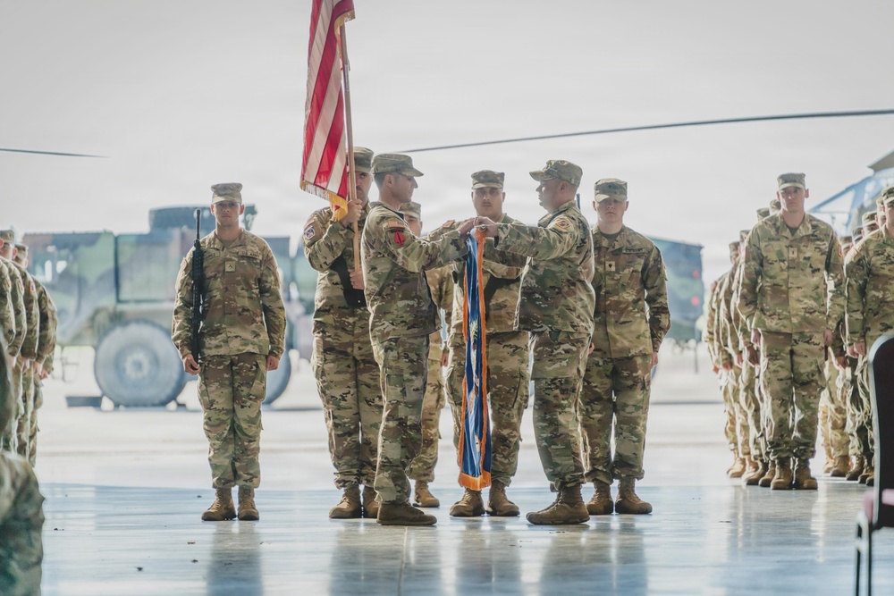 1-3 Attack Battalion Re-Flags to 2-159 Attack Battalion in a Ceremony at Katterbach Army Airfield 1-3 Attack Battalion Re-Flags to 2-159 Attack Battalion in a Ceremony at Katterbach Army Airfield