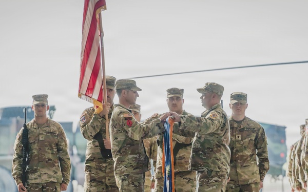 1-3 Attack Battalion Re-Flags to 2-159 Attack Battalion in a Ceremony at Katterbach Army Airfield