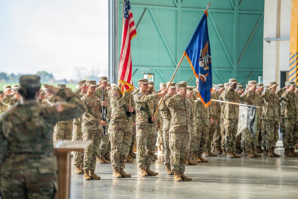 1-3 Attack Battalion Re-Flags to 2-159 Attack Battalion in a Ceremony at Katterbach Army Airfield 1-3 Attack Battalion Re-Flags to 2-159 Attack Battalion in a Ceremony at Katterbach Army Airfield