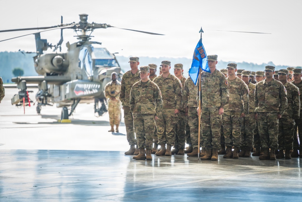 1-3 Attack Battalion Re-Flags to 2-159 Attack Battalion in a Ceremony at Katterbach Army Airfield 1-3 Attack Battalion Re-Flags to 2-159 Attack Battalion in a Ceremony at Katterbach Army Airfield