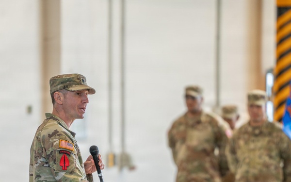 1-3 Attack Battalion Re-Flags to 2-159 Attack Battalion in a Ceremony at Katterbach Army Airfield