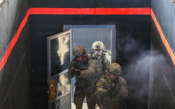 1st Infantry Division Conducts Close-Quarters Combat Training at Novo Selo Training Area, Bulgaria