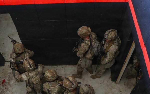 1st Infantry Division Conducts Close-Quarters Combat Training at Novo Selo Training Area, Bulgaria