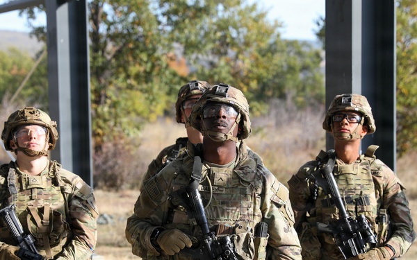 1st Infantry Division Conducts Close-Quarters Combat Training at Novo Selo Training Area, Bulgaria