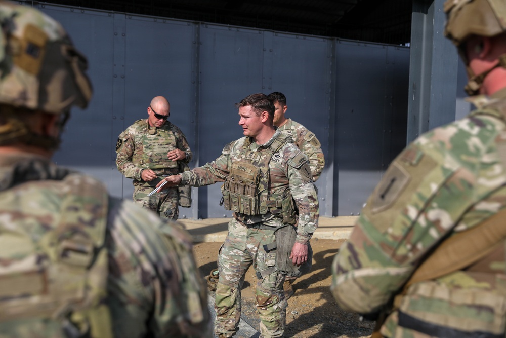 1st Infantry Division Conducts Close-Quarters Combat Training at Novo Selo Training Area, Bulgaria