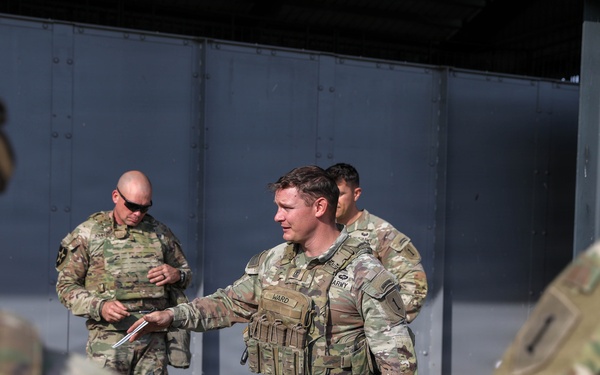 1st Infantry Division Conducts Close-Quarters Combat Training at Novo Selo Training Area, Bulgaria