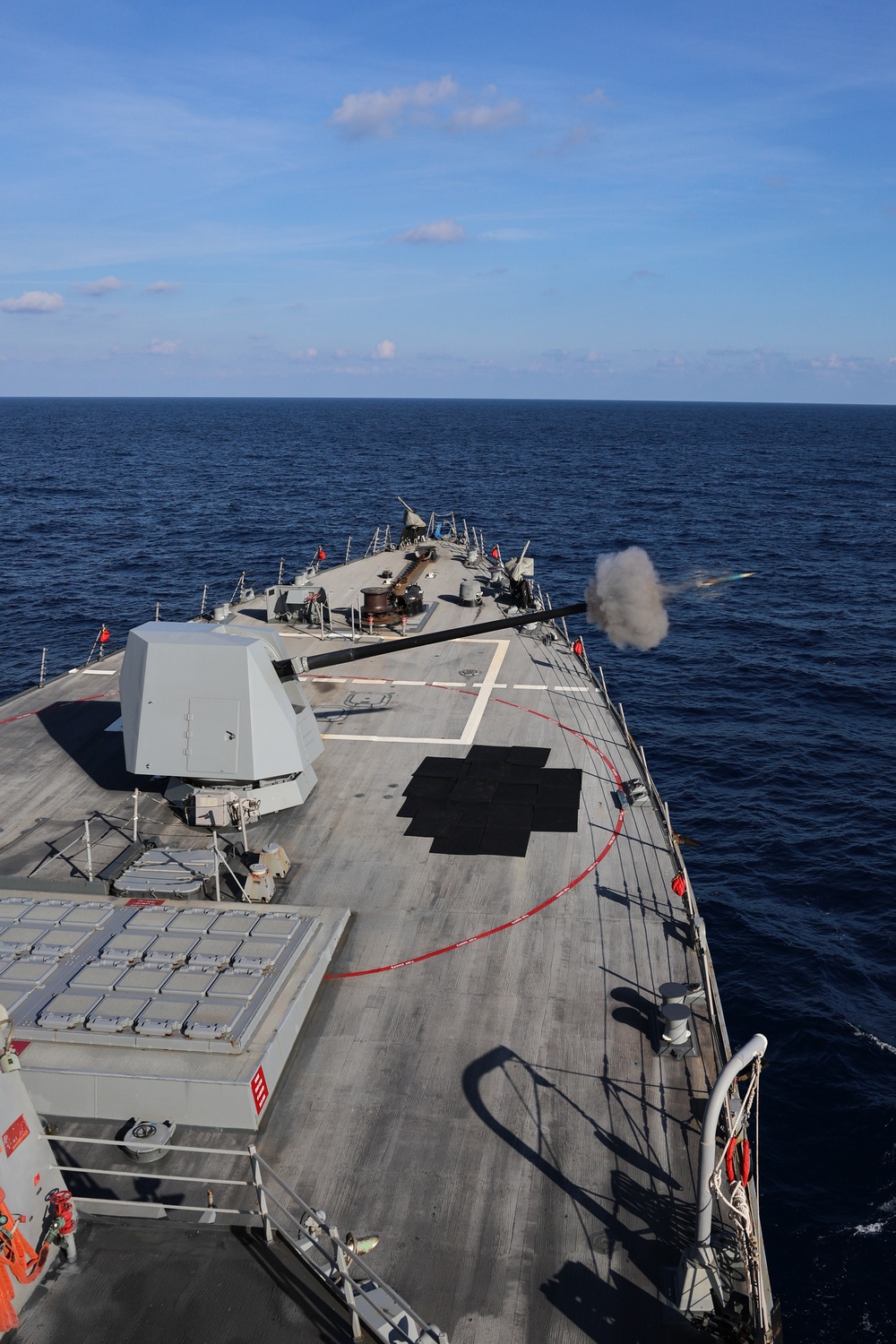 The Paul Ignatius (DDG 117) conducts a live-fire gunnery exercise The Paul Ignatius (DDG 117) conducts a live-fire gunnery exercise