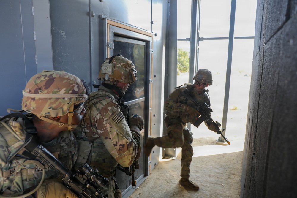 1st Infantry Division Conducts Close-Quarters Combat Training at Novo Selo Training Area, Bulgaria