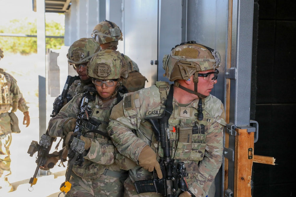 1st Infantry Division Conducts Close-Quarters Combat Training at Novo Selo Training Area, Bulgaria