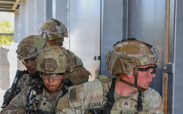1st Infantry Division Conducts Close-Quarters Combat Training at Novo Selo Training Area, Bulgaria