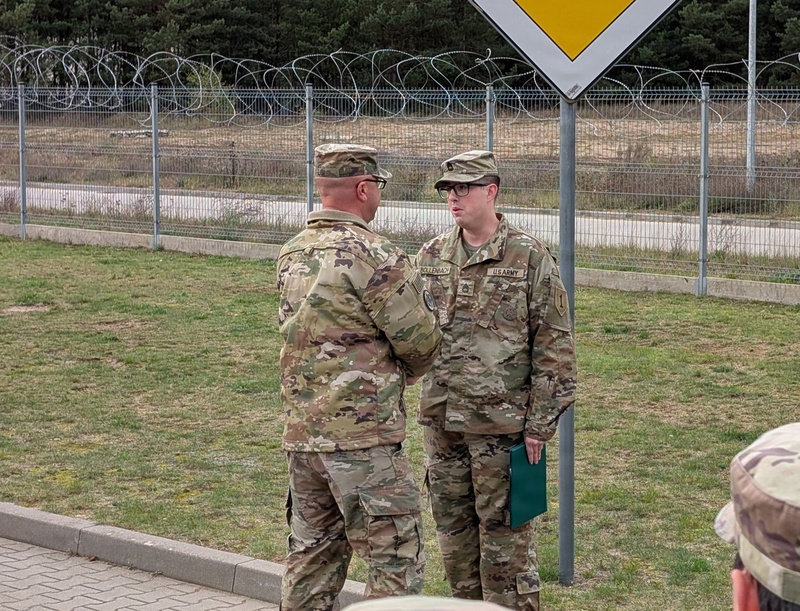 SFC Bollenbach Honored for Exceptional Service at DCTC, Poland