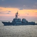 USS Paul Ignatius (DDG 117) conducts a passing exercise with the USS Roosevelt (DDG 80)