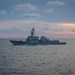 USS Paul Ignatius (DDG 117) conducts a passing exercise with the USS Roosevelt (DDG 80)