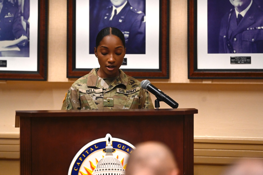D.C. National Guard Welcomes Seventh Command Chief Warrant Officer (CCWO)