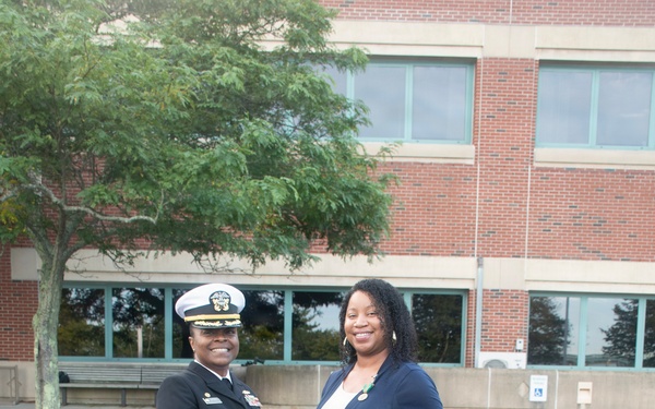 Navy Medicine Readiness and Training Command New England Conducts Dress Blues Uniform Inspection