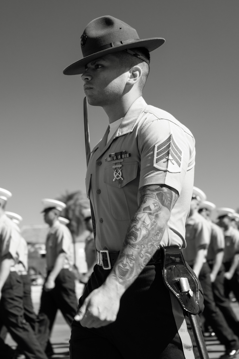 Bravo Company Graduation and Morning Colors Bravo Company Graduation and Morning Colors