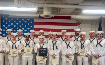 Surface Warfare Engineering School Command (SWESC) Great Lakes Instructors Hold Graduation Ceremony for the Navy's Newest Generation of Hull Maintenance Technicians