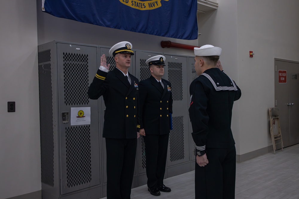 CBIRF Sailors participate in reenlistment ceremonies