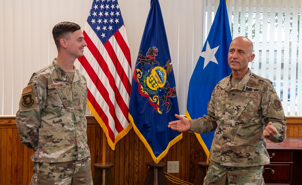 Pa. Air National Guard’s top recruiter recognized Pa. Air National Guard’s top recruiter recognized