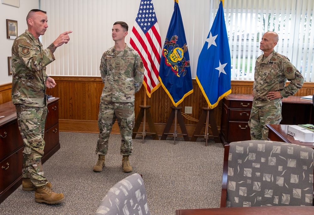 Pa. Air National Guard’s top recruiter recognized Pa. Air National Guard’s top recruiter recognized