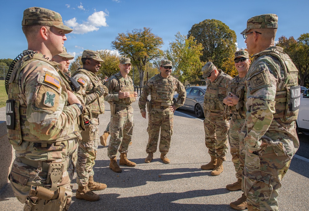 Army Leadership visits D.C. Joint Task Force Army Leadership visits D.C. Joint Task Force