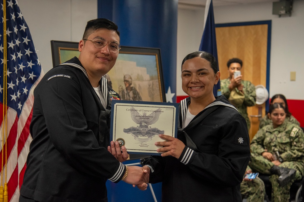 Surface Warfare Engineering Schools Command (SWESC) Great Lakes Instructors Hold Graduation Ceremony for the Navy’s Newest Quartermasters Surface Warfare Engineering Schools Command (SWESC) Great Lakes Instructors Hold Graduation Ceremony for the Navy’s Newest Quartermasters