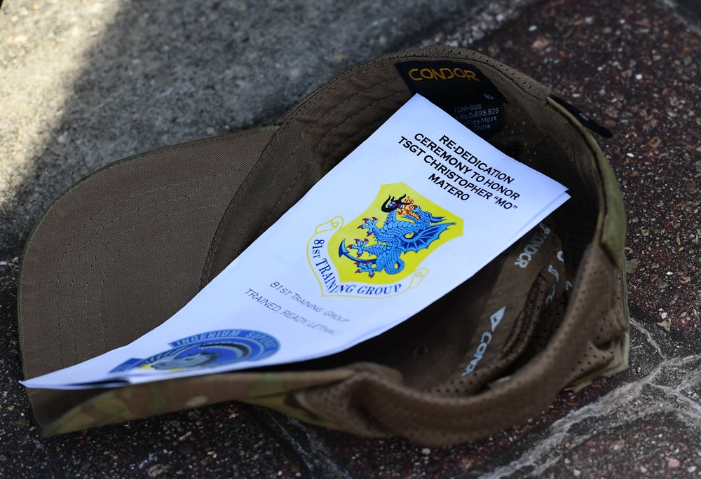 Rededication Ceremony honors TSgt. Matero Rededication Ceremony honors TSgt. Matero