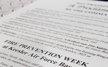 Fire Prevention Week kicks off with proclamation signing