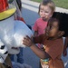 Sparky promotes fire safety at Keesler AFB