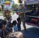 Sparky promotes fire safety at Keesler AFB