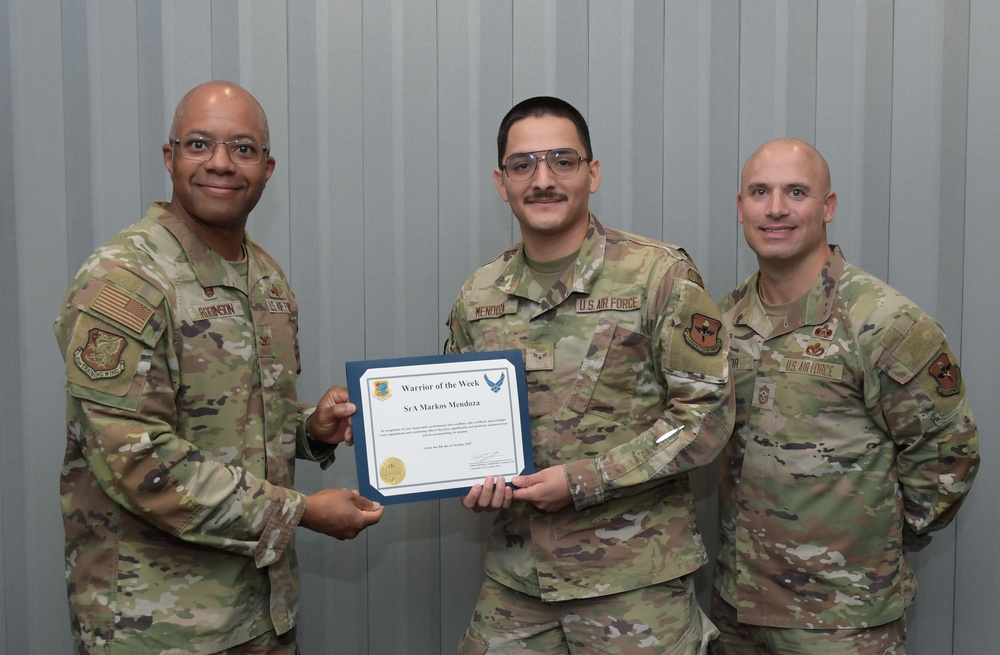 Warrior of the Week: A1C Markos Mendoza Warrior of the Week: A1C Markos Mendoza