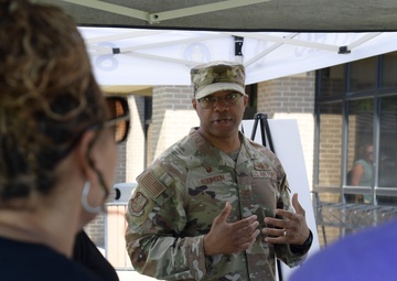 Keesler raises domestic violence awareness awareness