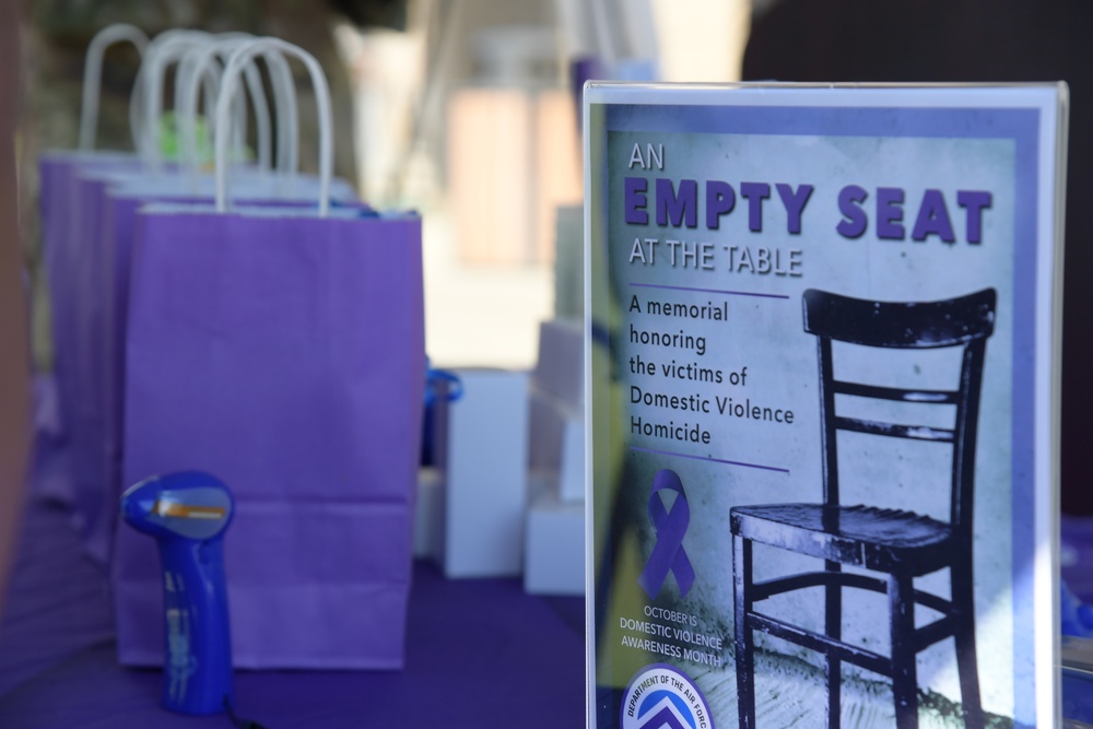 Keesler raises domestic violence awareness awareness Keesler raises domestic violence awareness awareness