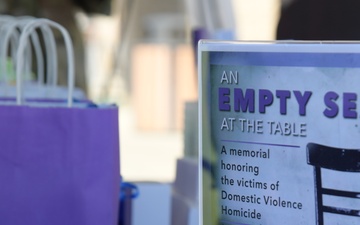 Keesler raises domestic violence awareness awareness