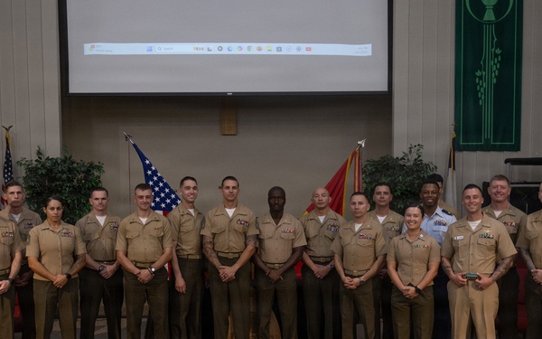 U.S. Marines graduate from Advanced Expeditionary Logistics Course 3-25