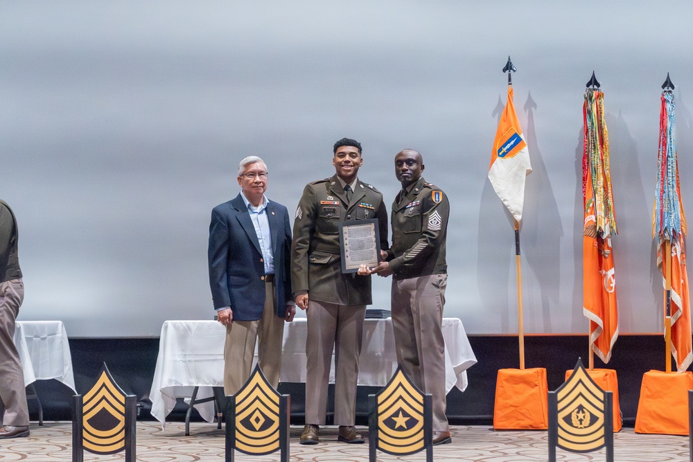 1st Signal Brigade Holds NCO Induction Ceremony at Camp Humphreys