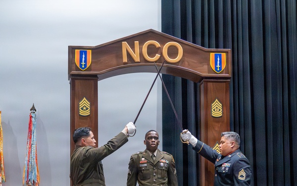1st Signal Brigade Holds NCO Induction Ceremony at Camp Humphreys