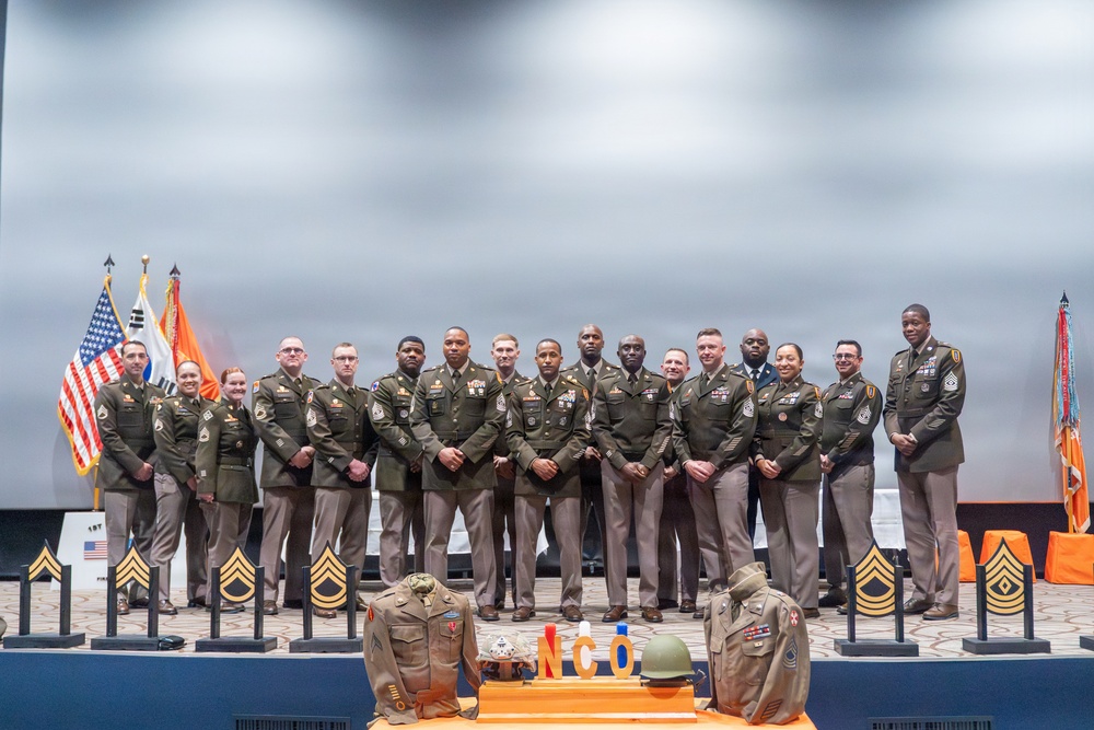 1st Signal Brigade Holds NCO Induction Ceremony at Camp Humphreys