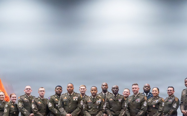 1st Signal Brigade Holds NCO Induction Ceremony at Camp Humphreys