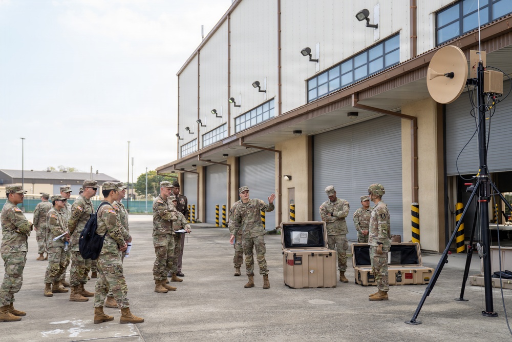 Eighth Army Deputy Commanding General Visits 1st Signal Brigade