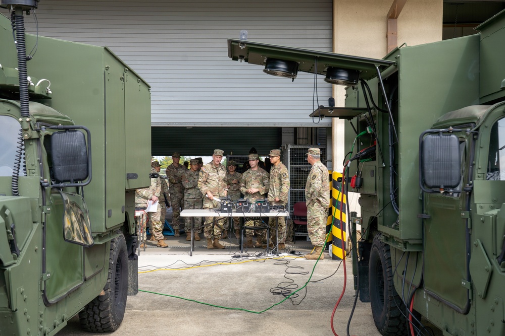 Eighth Army Deputy Commanding General Visits 1st Signal Brigade