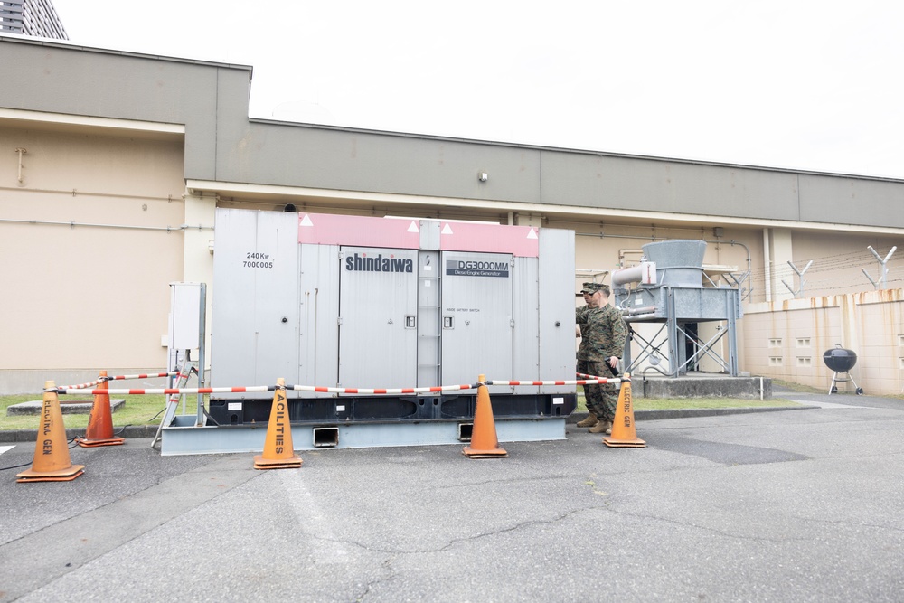 Marine Corps Air Station Iwakuni practices energy resilience during Active Shield 26 Marine Corps Air Station Iwakuni practices energy resilience during Active Shield 26