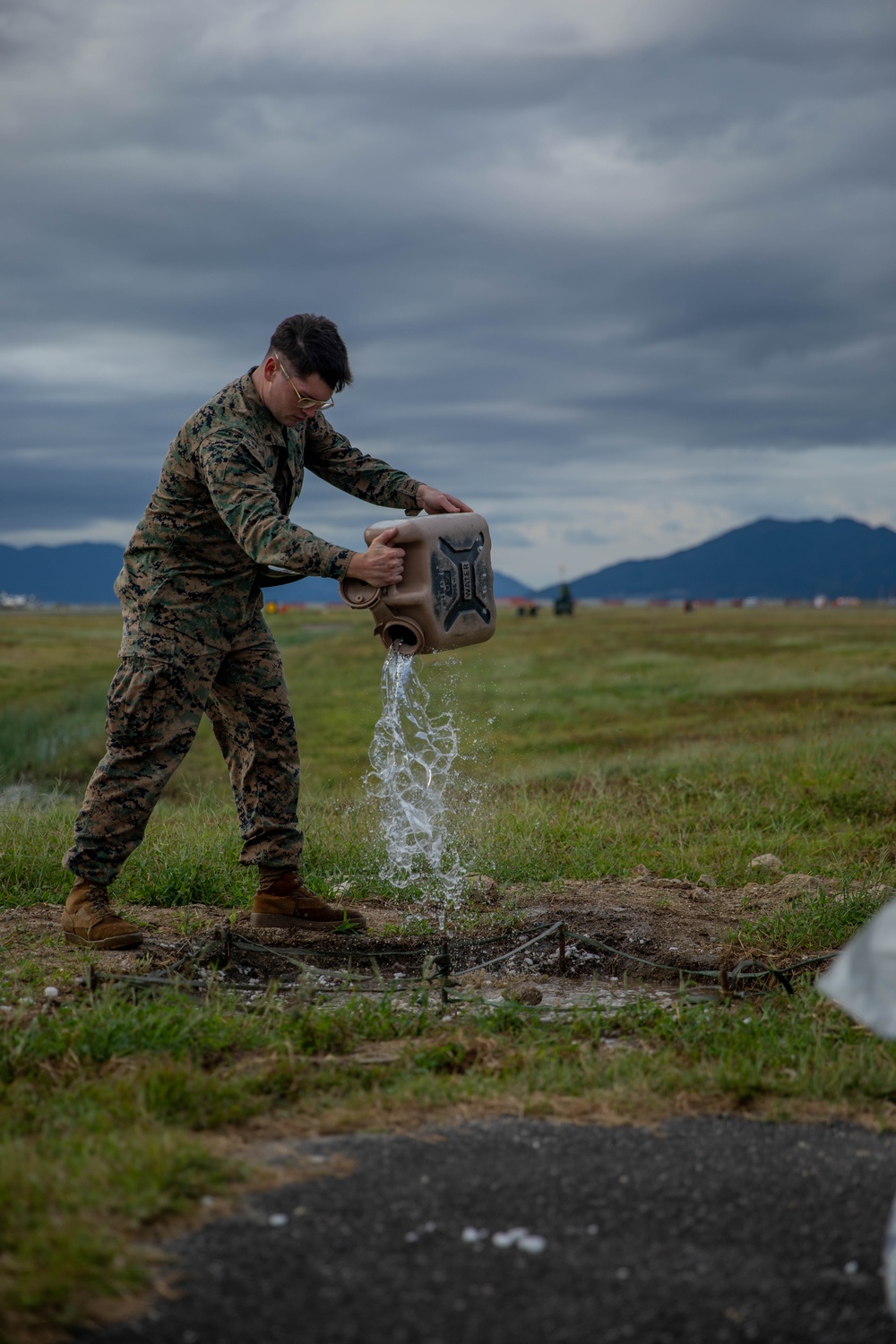U.S. Marines at MCAS Iwakuni maintain a Mobile Communications Air Command and Control System station during exercise Active Shield 2026 U.S. Marines at MCAS Iwakuni maintain a Mobile Communications Air Command and Control System station during exercise Active Shield 2026