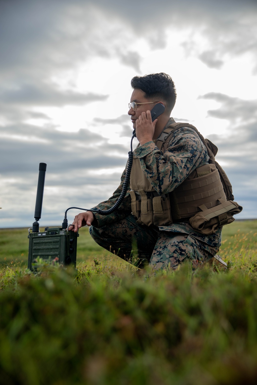 U.S. Marines at MCAS Iwakuni maintain a Mobile Communications Air Command and Control System station during exercise Active Shield 2026 U.S. Marines at MCAS Iwakuni maintain a Mobile Communications Air Command and Control System station during exercise Active Shield 2026
