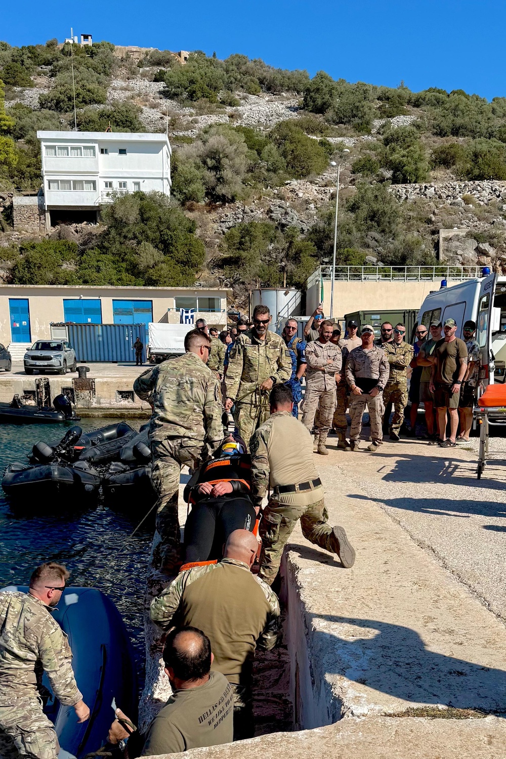 EODMU 8 at Aegean Seal 25