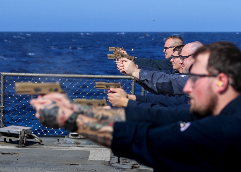 M18 Service Pistol Qualification Course aboard the USS Paul Ignatius (DDG 117) M18 Service Pistol Qualification Course aboard the USS Paul Ignatius (DDG 117)